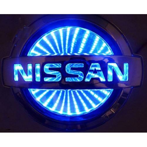 Подсветка эмблемы светодиодная для Nissan Almera, 3D эффект /10