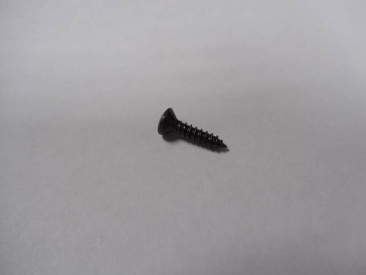 40591 Винт самонарезающий  оцинк. черный d3,5x16 полупотайная головка под +