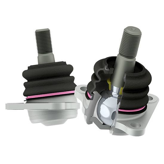 Шаровая опора /21214М.5.2/ верхн. "Нива-М Конвейерная" усилен. с наклонным фланцем (Белмаг)