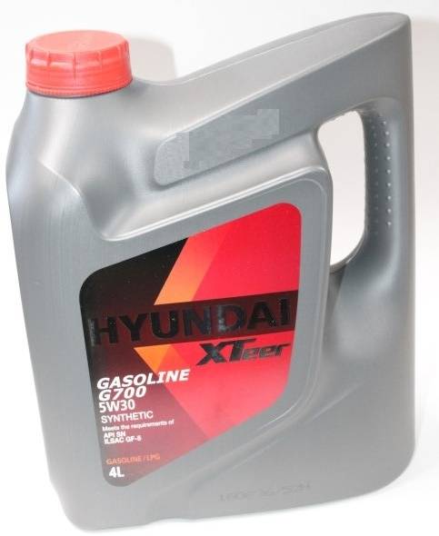ГСМ Масло Hyundai/Kia XTeer Gasoline G700 5W30 SN (4л.) синт. (Hyundai XTeer)
