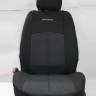 Чехлы на сиденье /Datsun On-Do/ 2014г. Жаккард черный (разд. зад. спинка) (TREND NEW)