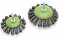 Щетка для дрели крученая конусная 75мм (Дело Техники)