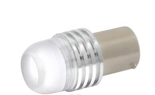 Лампа 1-конт. 12V P21W 1 SMD с цок. BA15s радиатор (SKYWAY)