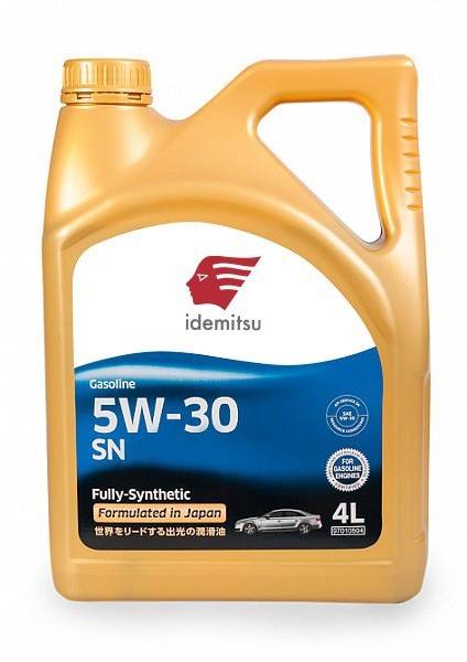 Масло моторное IDEMITSU 5W30 SN (4л.) синт. (бенз.)