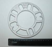 Проставка для изменения вылета колеса, 152/76, 4/5 отверстий, толщина 10мм (БелЗАН)