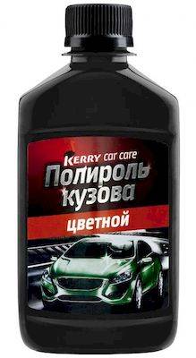 Полироль кузова цветной черный 250мл (Kerry) (12)