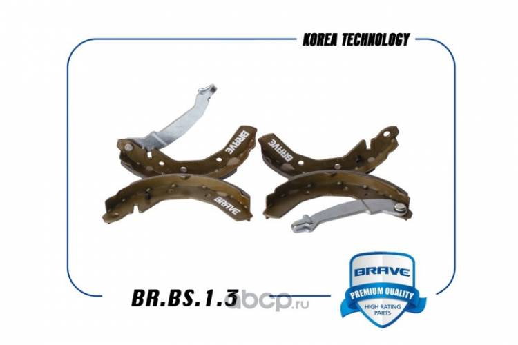 Колодка торм. Daewoo Matiz Tico Chevrolet Spark задн. /барабанные/ (Brave)