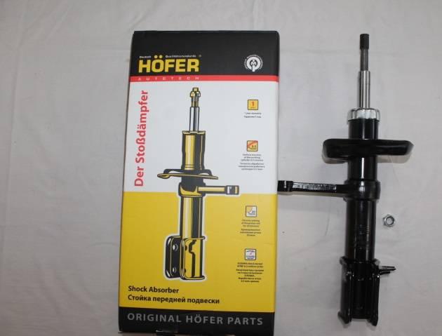 Амортизатор ВАЗ 1119 Калина перед. прав. - стойка в сборе масляный (Hofer) (4)