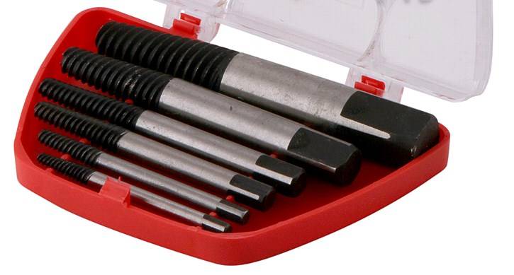 Набор экстракторов внутренних (шпилек) 6пр. 3-25мм (AV Steel)