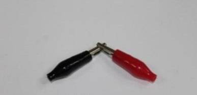 Крокодилы /зажим/ 56 мм (красн.+ черн.) (REXANT)