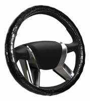 Оплетка руля (M) 2108-15, ИНОМАРКИ 37-39 см винил SENATOR Florida черная под крокодиловую кожу (Azard Group) (25)