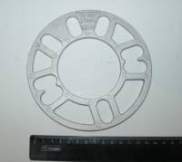 Проставка для изменения вылета колеса, 152/76, 4/5 отверстий, толщина 5мм (БелЗАН)