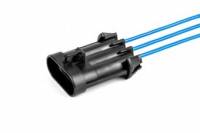 Разъем мотора вентилятора Hella охлаждения двигателя Гранта, Калина, Датсун, с проводами (Cargen)