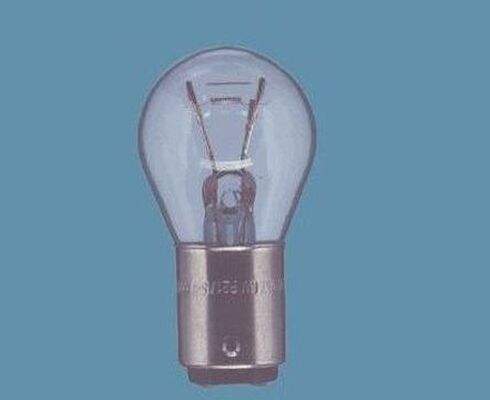 Лампа 12V P21/4W BAZ15d двухконтактная смещение по высоте и окружности OSRAM