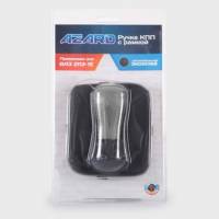 Ручка КПП /2114-2115/ винил с чехлом+рамка, серая (Azard)