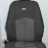 Чехлы на сиденье /Ford Focus-2/ 2004-2011г. Жаккард черный (разд. зад. спинка) (TREND NEW)