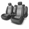 Универсальные автомобильные чехлы Centurion CEN-1105BK/GY черно-серый (экокожа)