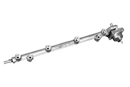 Рампа топливная со штуцером и клапаном ГАЗ Волга, 3102, 3110, 3111, УАЗ (ЗМЗ-4062.10, ЗМЗ-4094.10) (ПЕКАР)