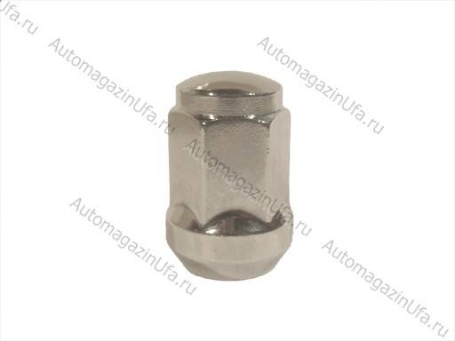 Гайка колесного болта М14х1,5х35 кл19 конус закрытая хром л/д