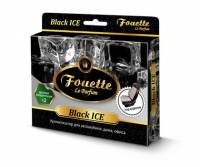 Освежитель (ароматизатор) под сиденье двойная концентрация Черный лед (200г) (Fouette) (40)