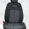 Чехлы на сиденье /Skoda Fabia/ 2007-2009г. Жаккард черный (TREND NEW)
