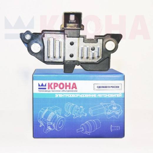 Регулятор напряжения (интегралка) Lada Largus (140А), Renault Logan (98А) (на генератор Крона 523.3701, Bosch 0124525140