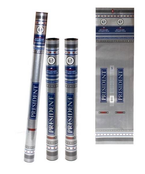 Пленка тонировочная в тубе 20% (0,50 х 3м) черная President