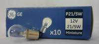 Лампа 12V P21/5W 2-х контакт. (BAY15d) смещ. по высоте (General Electric) (10/200) (General Electric (USA))