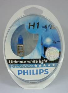 Лампа H1 (55W) P14,5s Diamond Vision 5000K 12V 12258DV S2 (2шт) 69742428 (Philips)