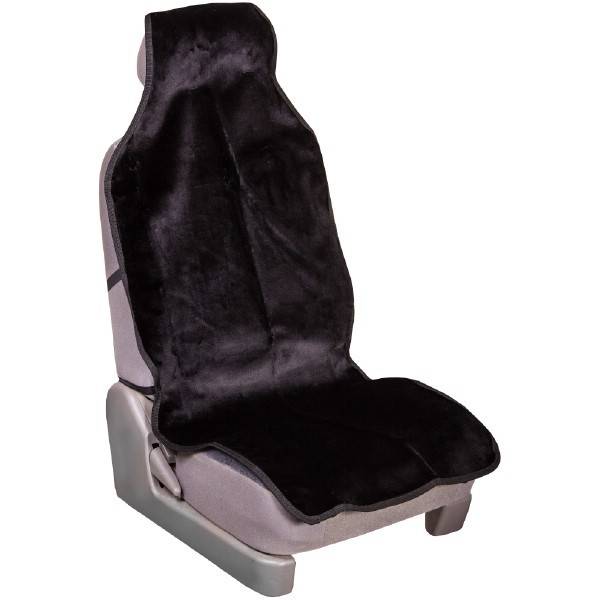 Накидка на сиденье меховая искусст. мутон 1 предм. ARCTIC Standart Черная