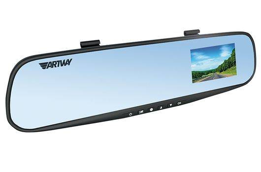 Видеорегистратор Artway AV-610HD HD 30к/сек, в зеркале заднего вида, экран 10см, SD до 32Гб, USB 2.0, HDMI