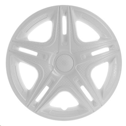 Колпак колеса R15 Дакар белый (в мешке 5 упак)