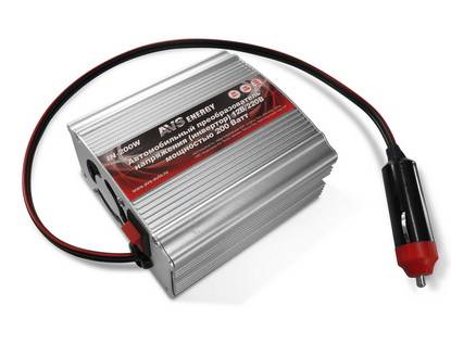 Преобразователь напряж. 12V/220V 200Вт IN-200W (AVS)