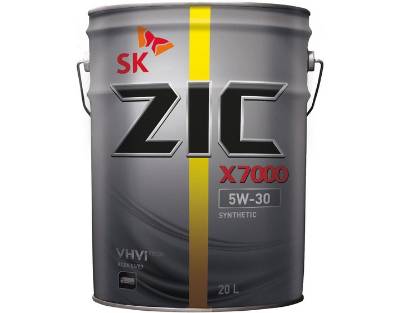 Масло моторное ZIC X7000 Diesel 5W30 E7/E4 (20л.) синт.