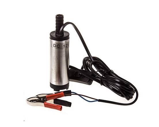 Насос для перекачки диз.топлива, антифриза, тосола 12В, диаметр насоса 38мм 12л/мин с фильтром (SKYWAY)