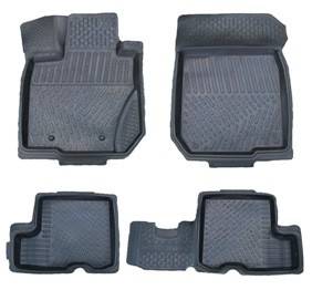 Ковры салона Renault Duster 15-- полиуретан 3D из 4 шт. (НовЛайн) (NovLine)