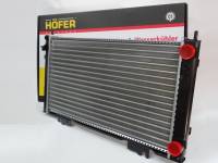 Радиатор охлаждения ВАЗ 2170 Приора с конд. Halla алюм. (Hofer)