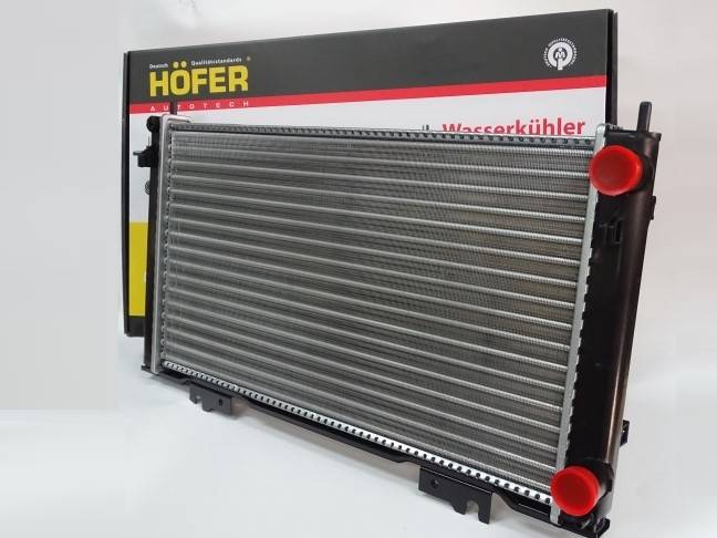 Радиатор охлаждения ВАЗ 2170 Приора с конд. Halla алюм. (Hofer)