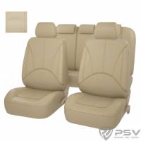 Чехлы автомобильные универсальные эко-кожа бежевый PSV Imperial Next