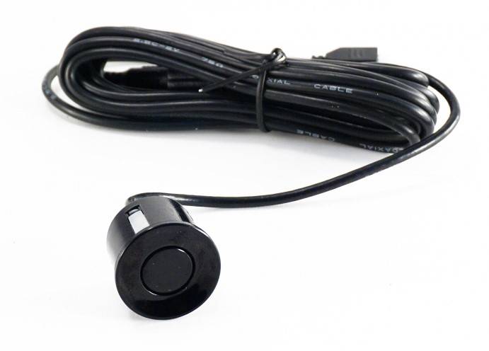 Датчик парктроника 22 мм (резиновое крепление) черный