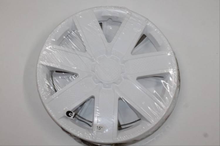 Колпак колеса R16 Галакси белый 2шт. (8) (LION)