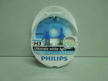 Лампа PHILIPS H3-12-55 DIAMOND VISION набор 2шт