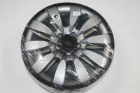 Колпак колеса R14 Торнадо серебристо-черный (4) (LION)