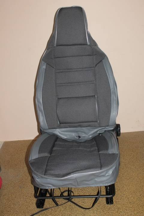 Чехлы на сиденье /2110, 2170 Приора/ Жаккард серый /дутый/ (TREND NEW)