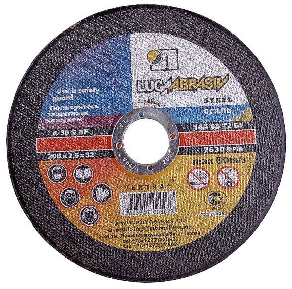 Круг отрезной по металлу 115*2.5 для УШМ (посадочный 22.2 мм) (ЛУГА)