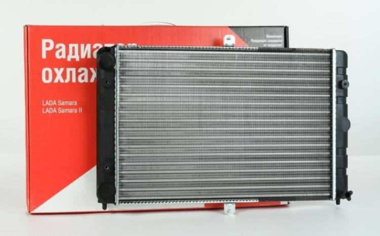 Радиатор основ. алюм. /2108-99/ инж.  ДЗА (ОАТ /ДЗА/)