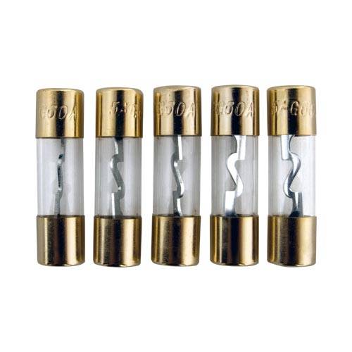 MYSTERY Предохранитель AGU 50A позолоченные (1шт) стекло FUSE 50A (10)