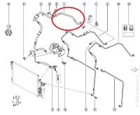Трубка кондиционера Renault Duster с 2013 г.