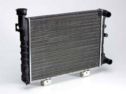 Радиатор охлаждения ВАЗ 21073 инж. алюм. с крышкой (Luzar) (5)