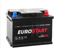 Аккумулятор EUROSTART Extra Power 60Ач 500А п.п. 242*175*190
